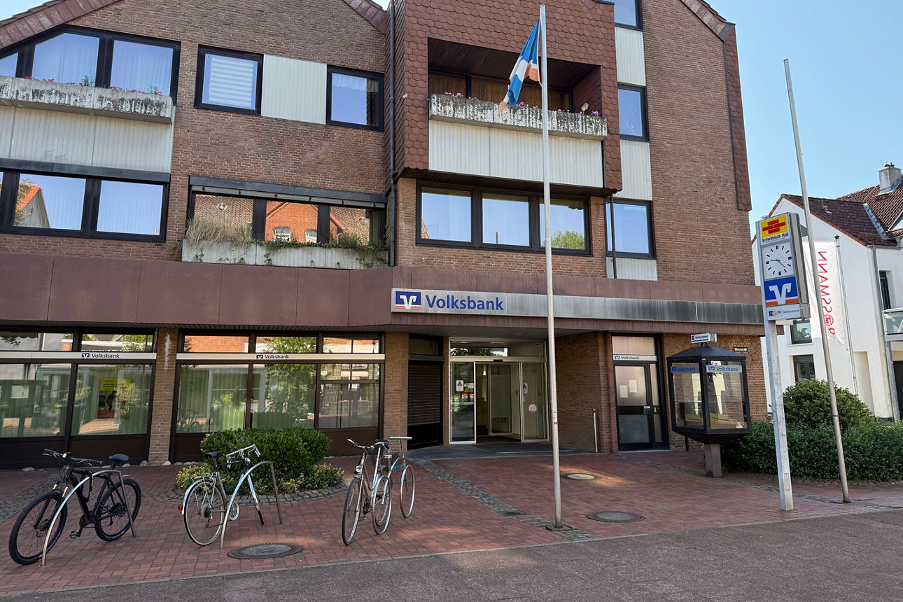 Außenansicht der Geschäftstelle Sehnde