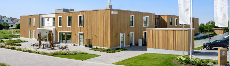 Blick auf Seniorengemeinschaft Landhaus Quartier Schaumberg