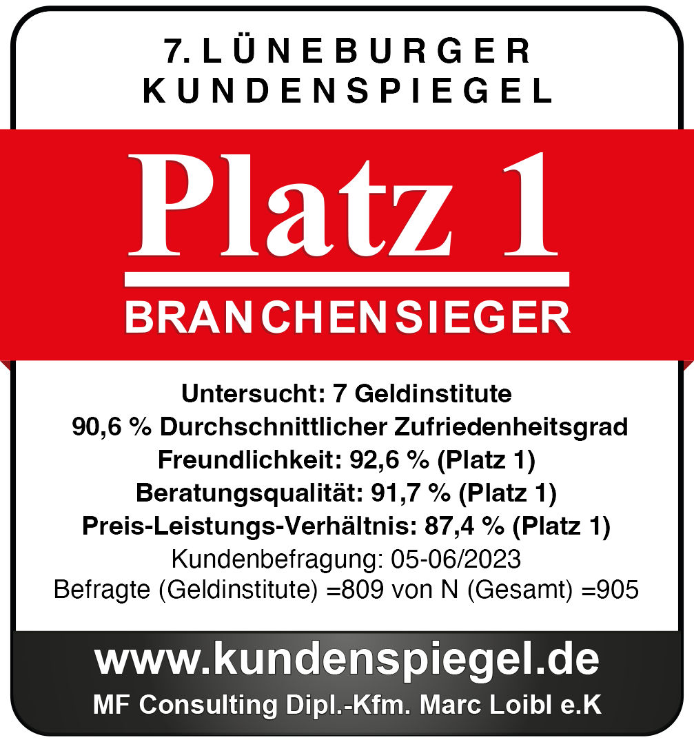 Siegel Lüneburger Kundenspiegel