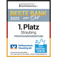 Siegel Beste Bank vor Ort 2025