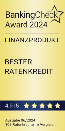 easyCredit BankingCheck Award 2024