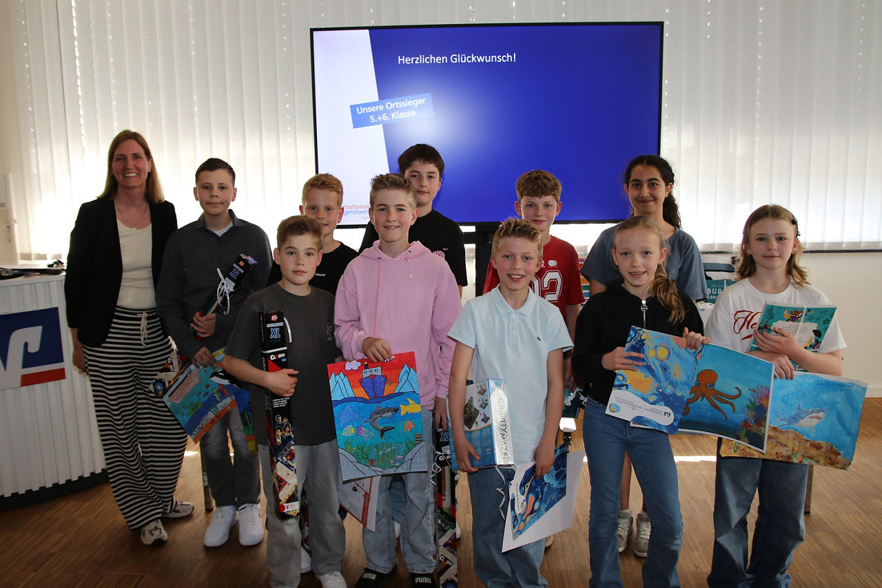 Gewinner der Altersgruppe 3 - Gruppenfoto