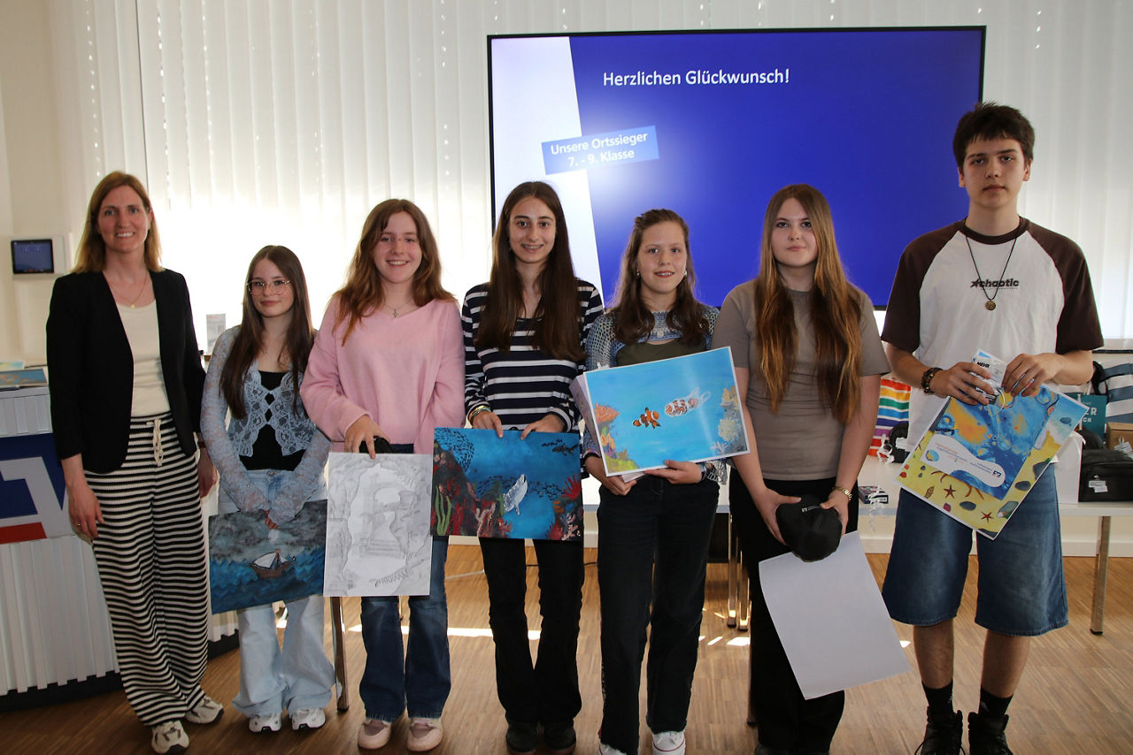 Gewinner der Altersgruppe 4 - Gruppenfoto