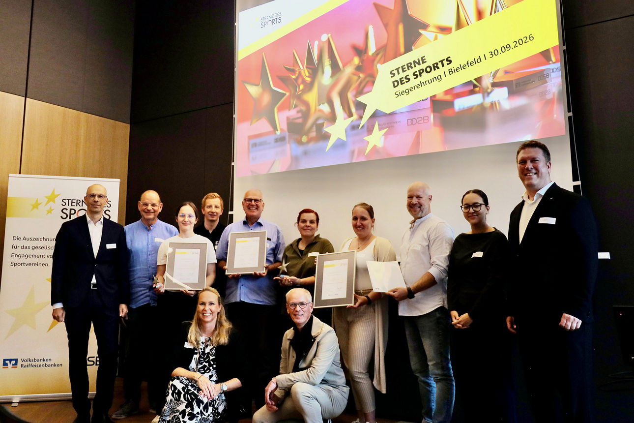 Preisverleihung der „Sterne des Sports“ in Bielefeld 