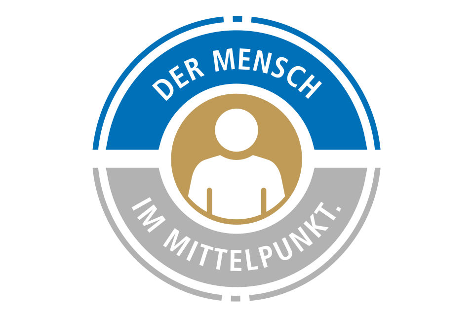 Der Mensch im Mittelpunkt.