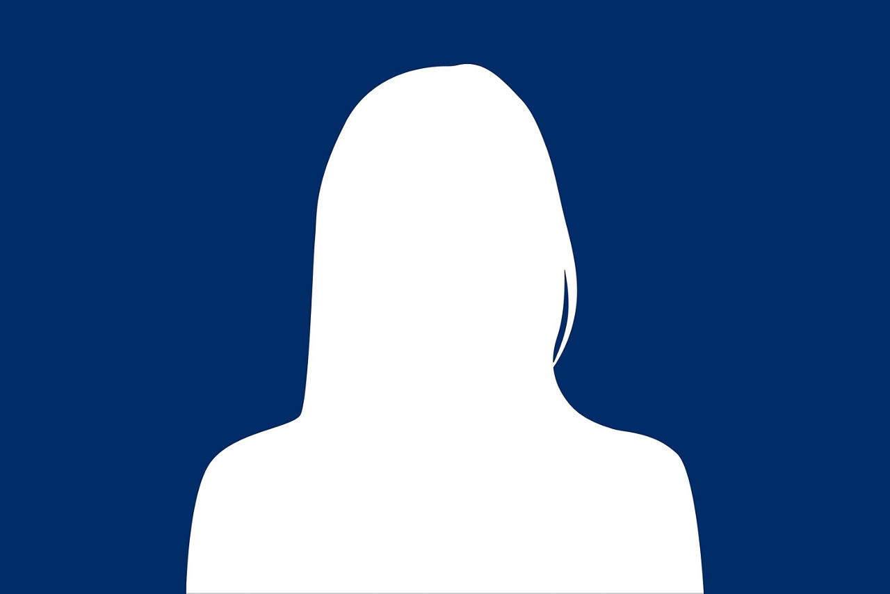 Silhouette einer Frau