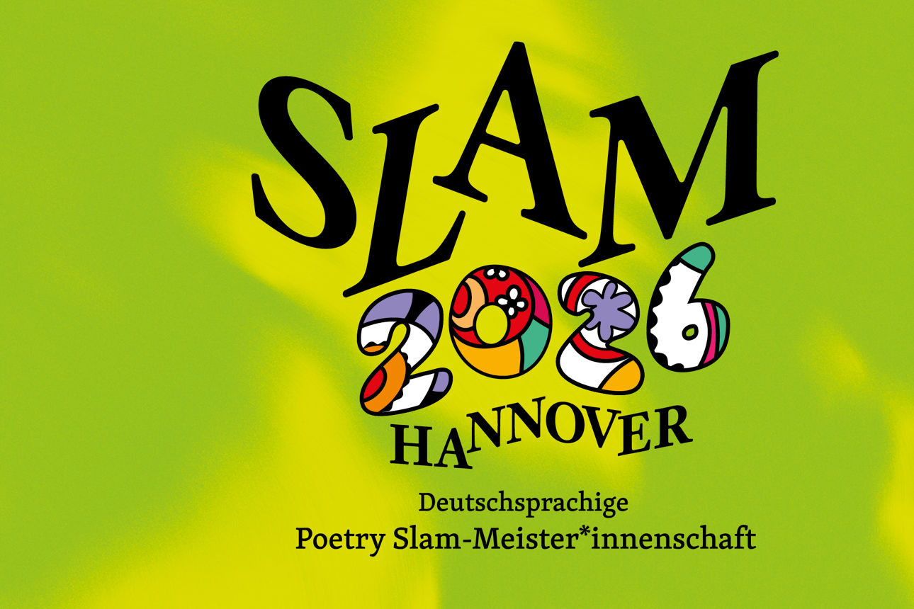Buntes Logo mit dem Schriftzug Slam 2026 Hannover.