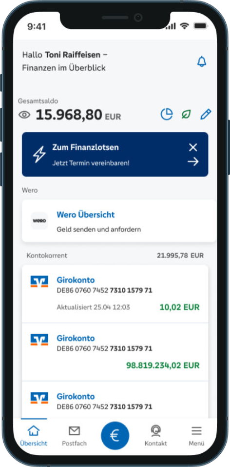 Iphone mit einem Screenshot