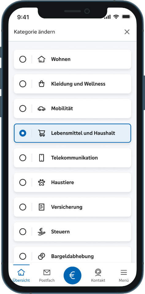 Iphone mit einem Screenshot