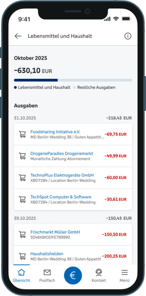 Iphone mit einem Screenshot