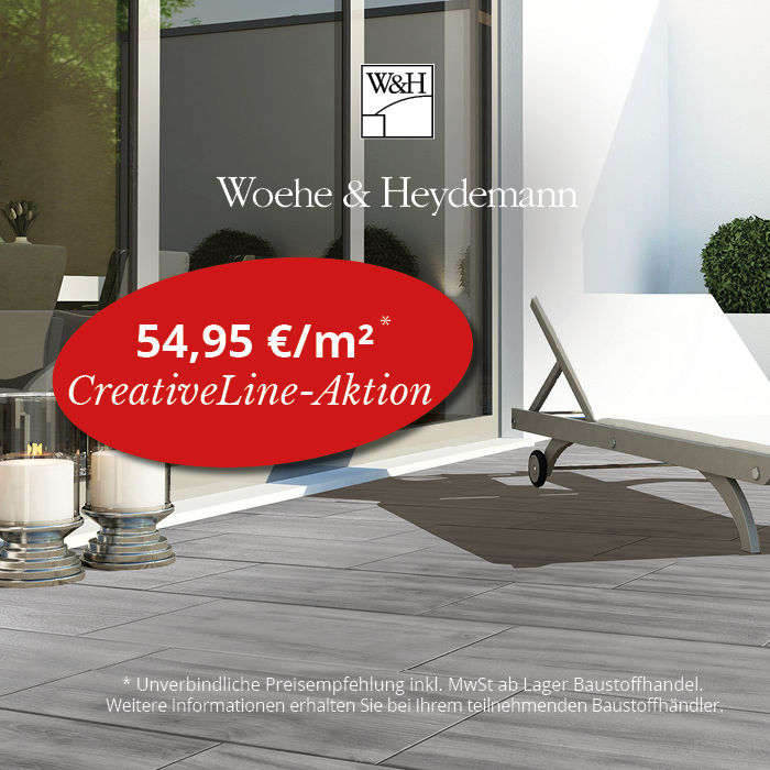 CreativeLine-Aktion Outdoor-Paradies!
