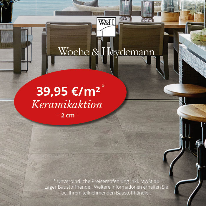 CeramicLine² & CeramicLine³ – stilvolle Keramik für Ihre Terrasse!