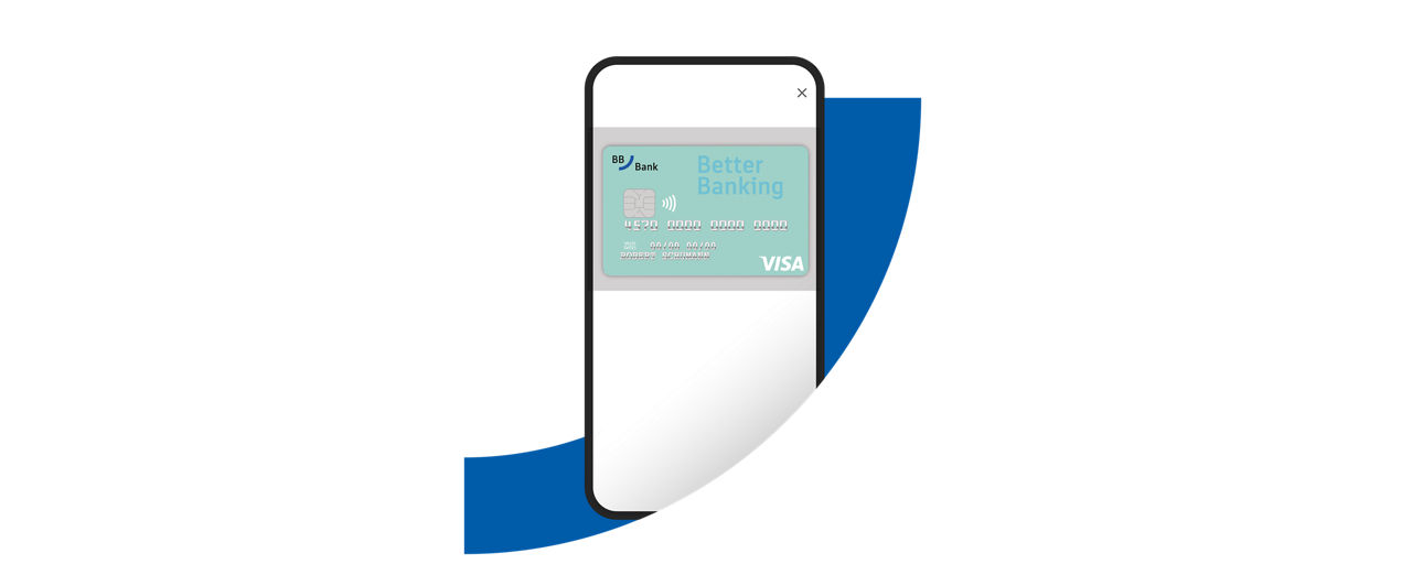 Abbildung Smartphone mit der Visa DirectCard