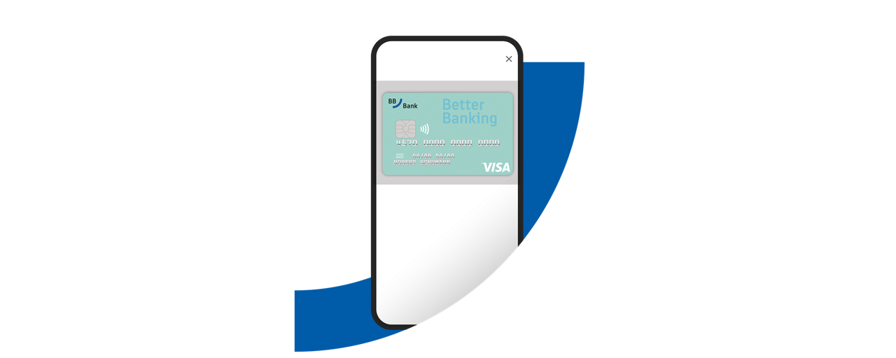 Abbildung Smartphone mit der Visa DirectCard