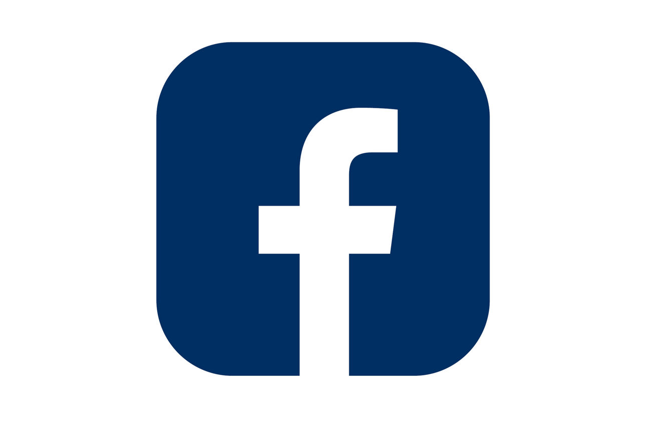 blaues Facebook Icon