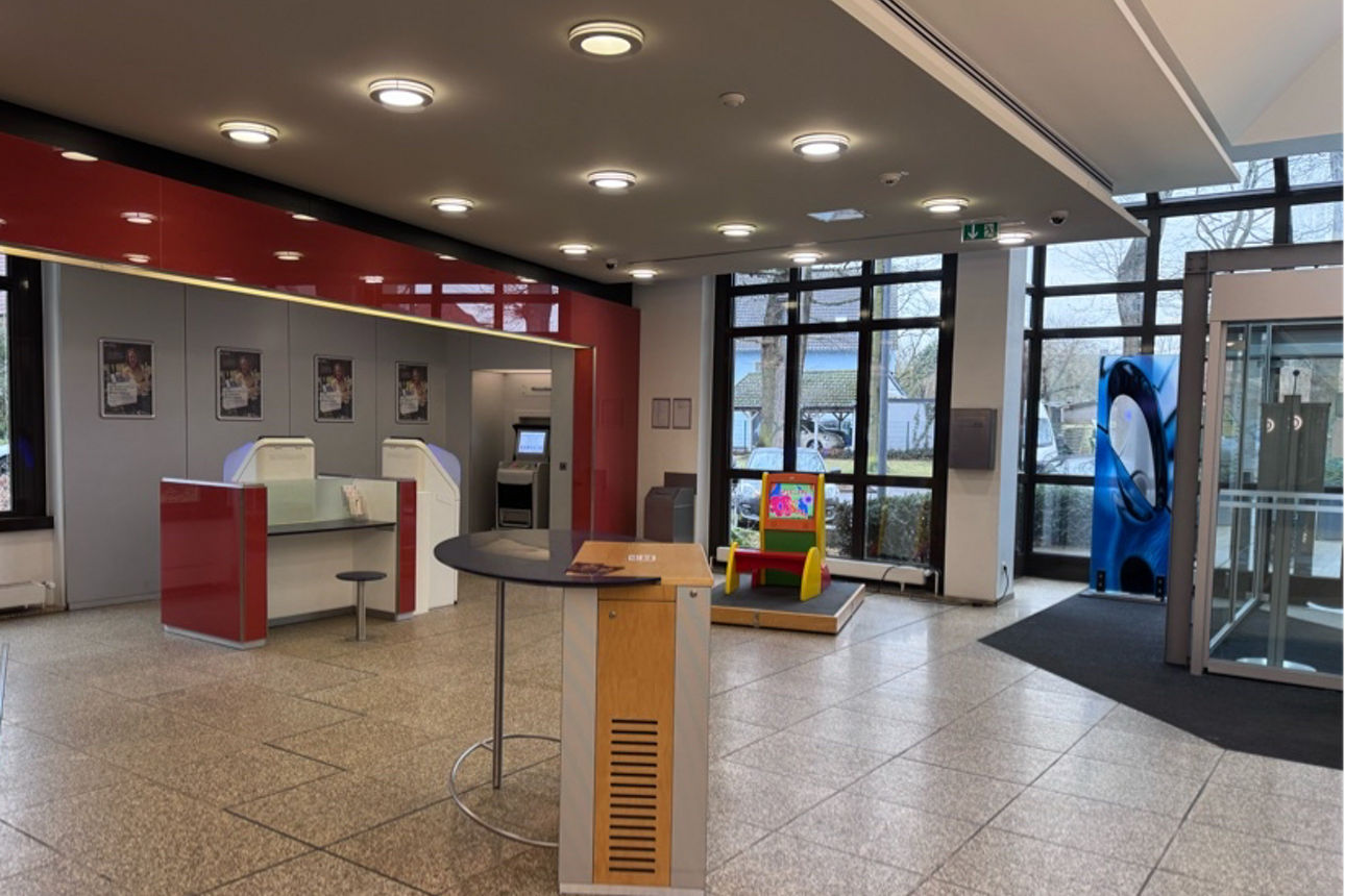 Automaten in der Volksbank in Soest