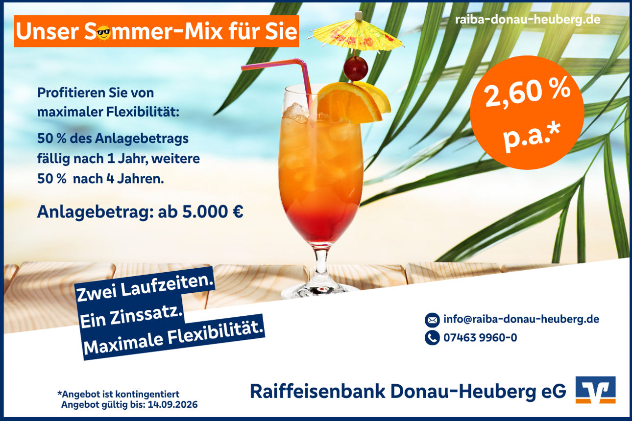 Sommer-Mix  Anlageangebot