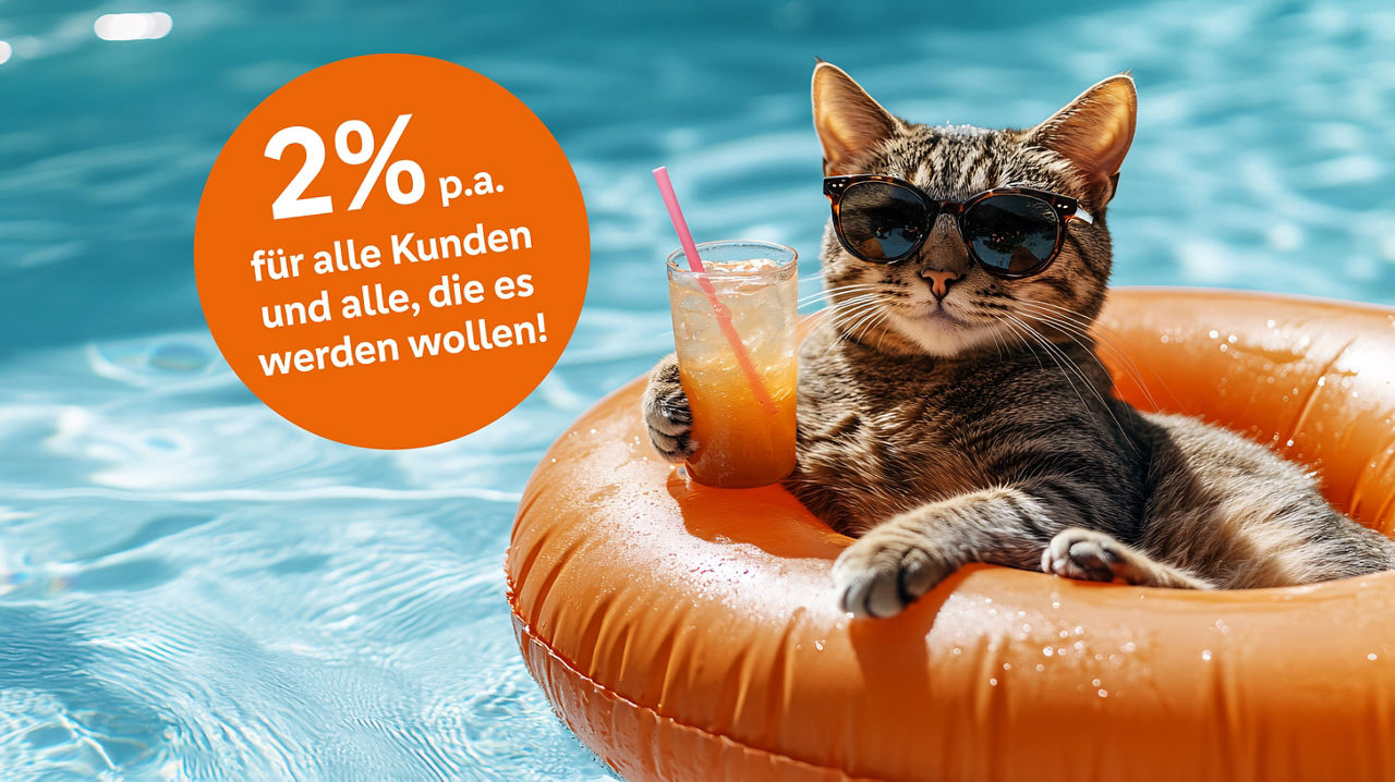 Festgeld: SommerZins - Bis zu 2 % Zinsen p. a.