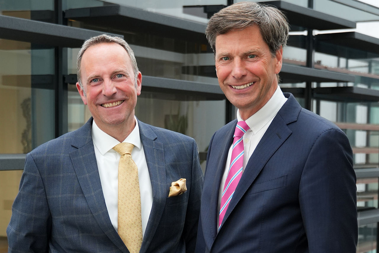 links: Michael Horf, rechts, Dr. Heiner Arnoldi