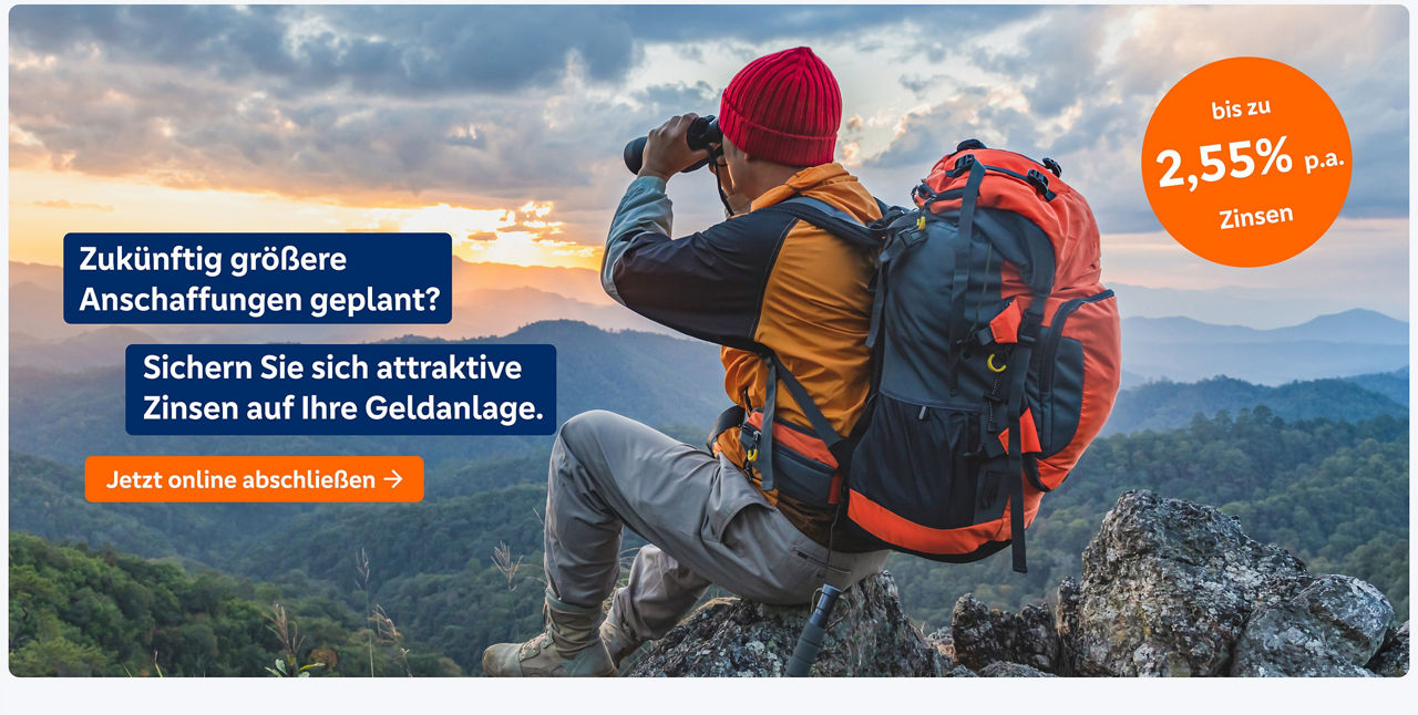 Attraktive Zinsen mit dem Sparbrief sichern