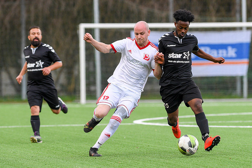 Spielszene beim Landesfinale SHFV Integrations-Cup 2021