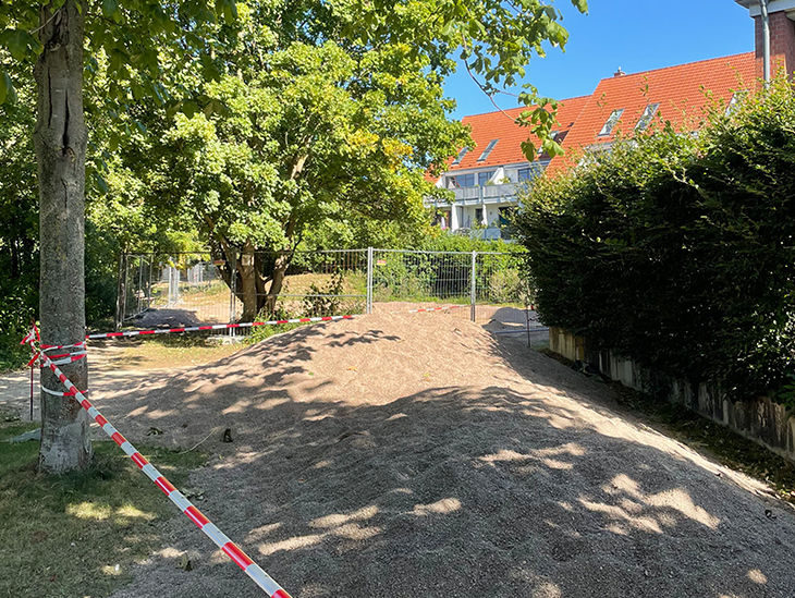 Abgesperrter Weg