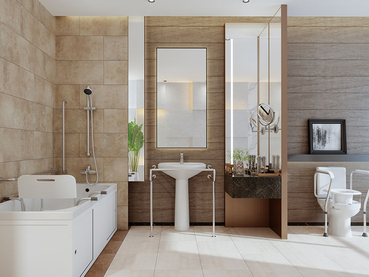 Barrierefreies Badezimmer
