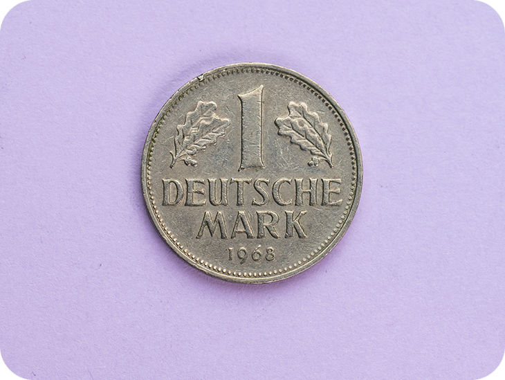 Abbildung einer deutschen Mark