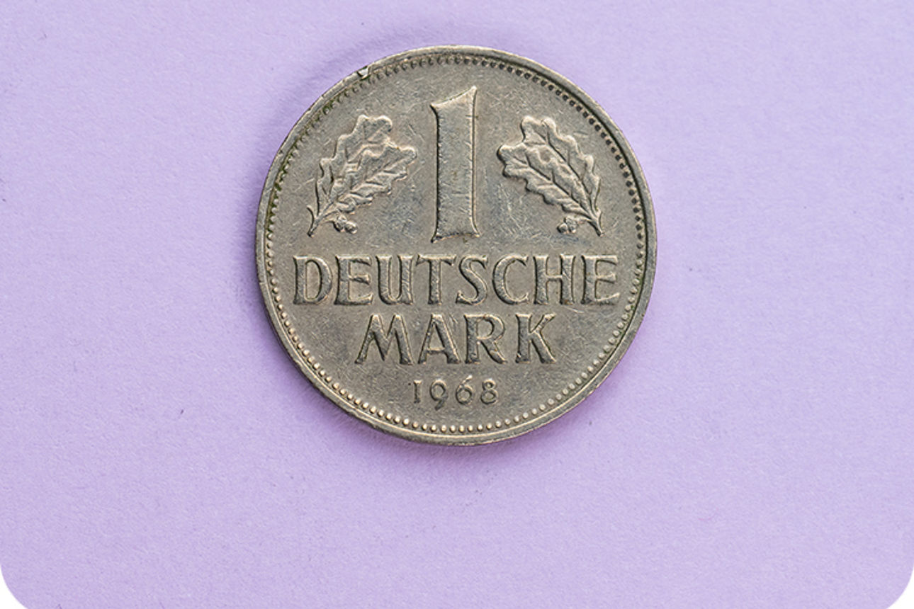 Abbildung einer deutschen Mark