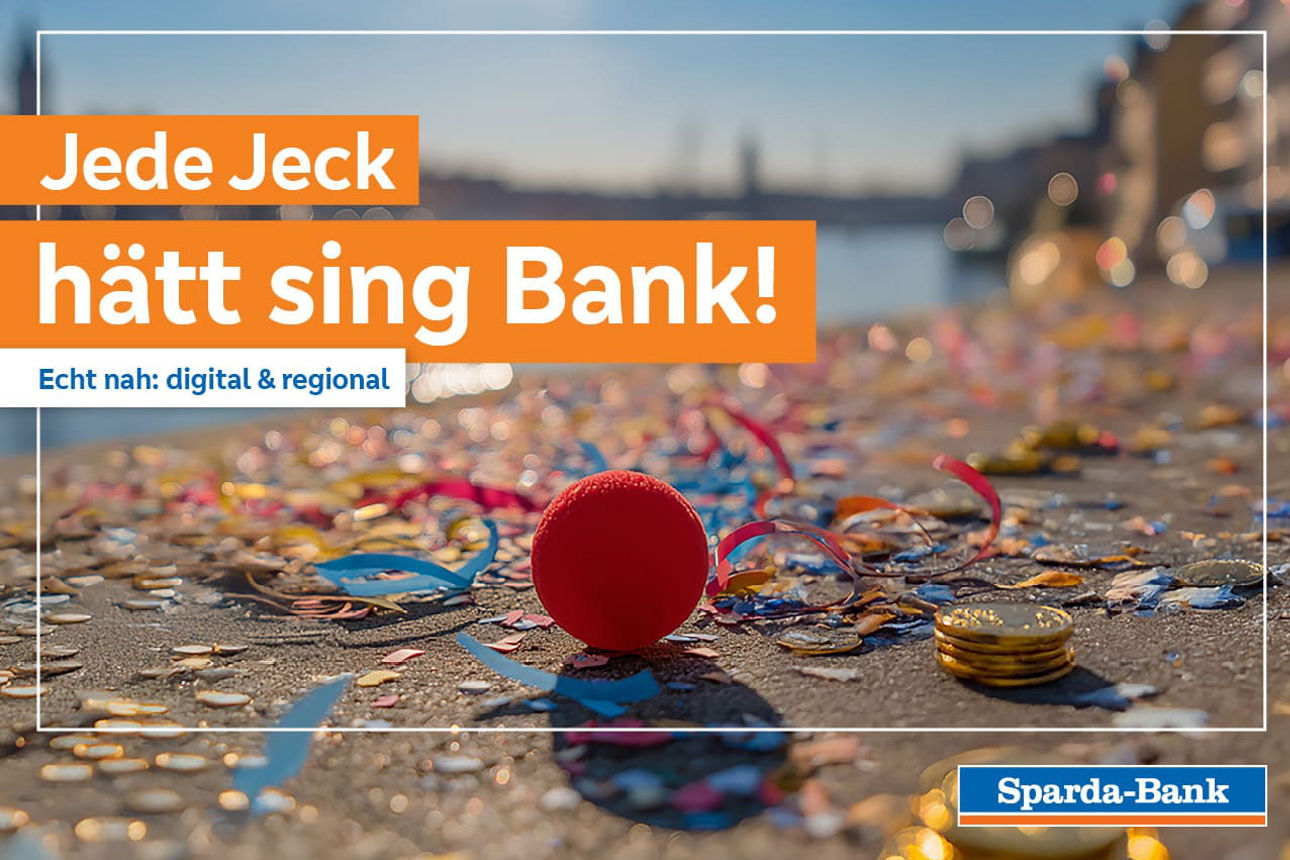 KI-Generiertes Bild: Darstellung "Rheinland" mit Münzen.