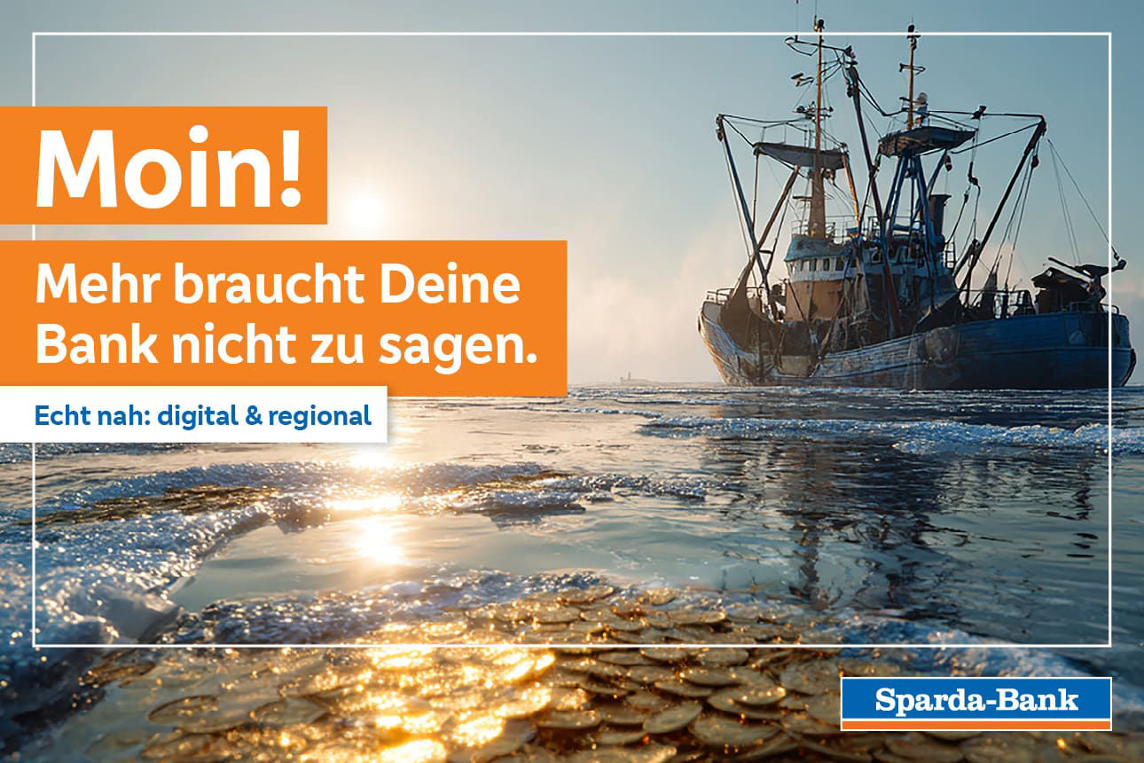 KI-Generiertes Bild: Darstellung "Nordkueste" mit Münzen.