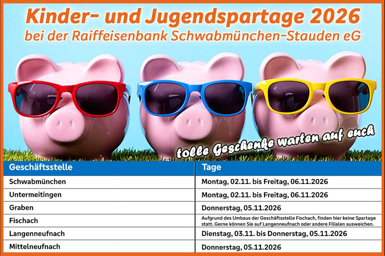 Informationen zur Sparwoche 2026