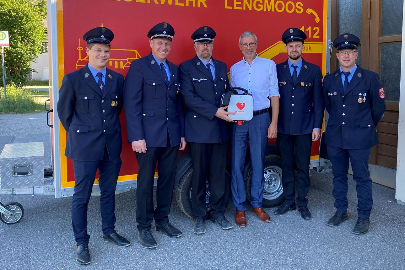 Die Feuerwehr Lengmoos.