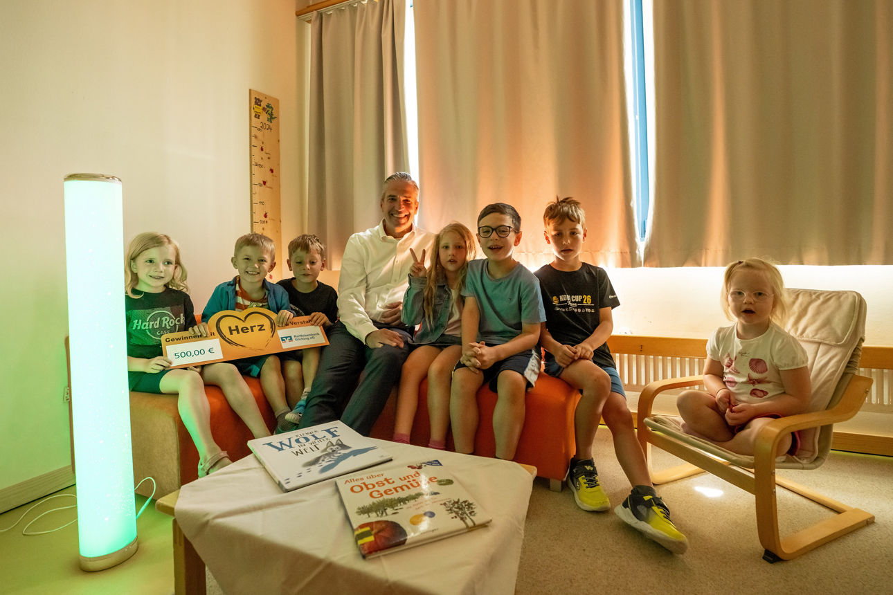 Spendenübergabe Kindergarten Geisenbrunn