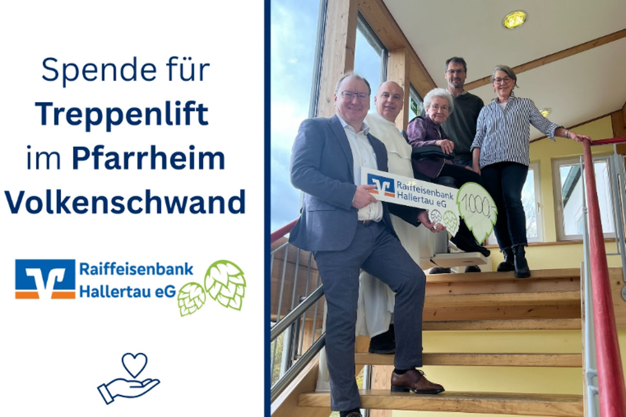 Spende für Treppenlift 