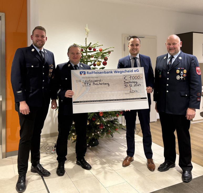 Spende FFW Breitenberg
