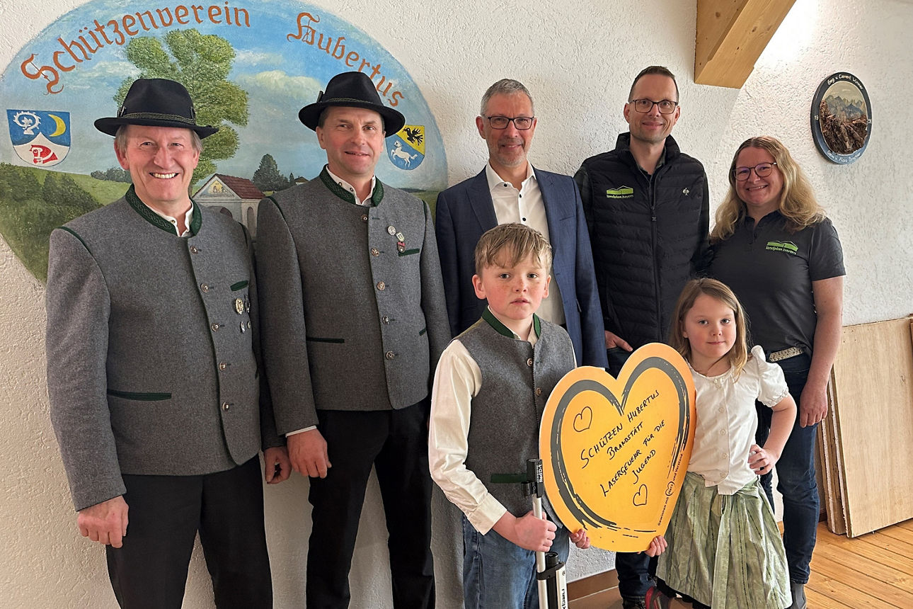 v.l.n.r.: Alois Kainz, Markus Boschner, Christian Gäßl, Thomas und Christine Köpernik