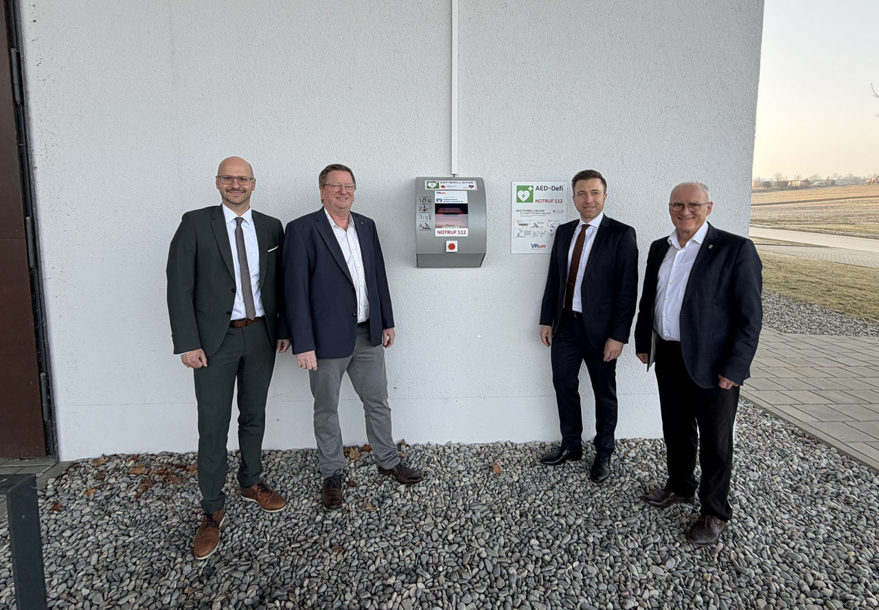 Spende Defibrillatoren an Gemeinde 2026
