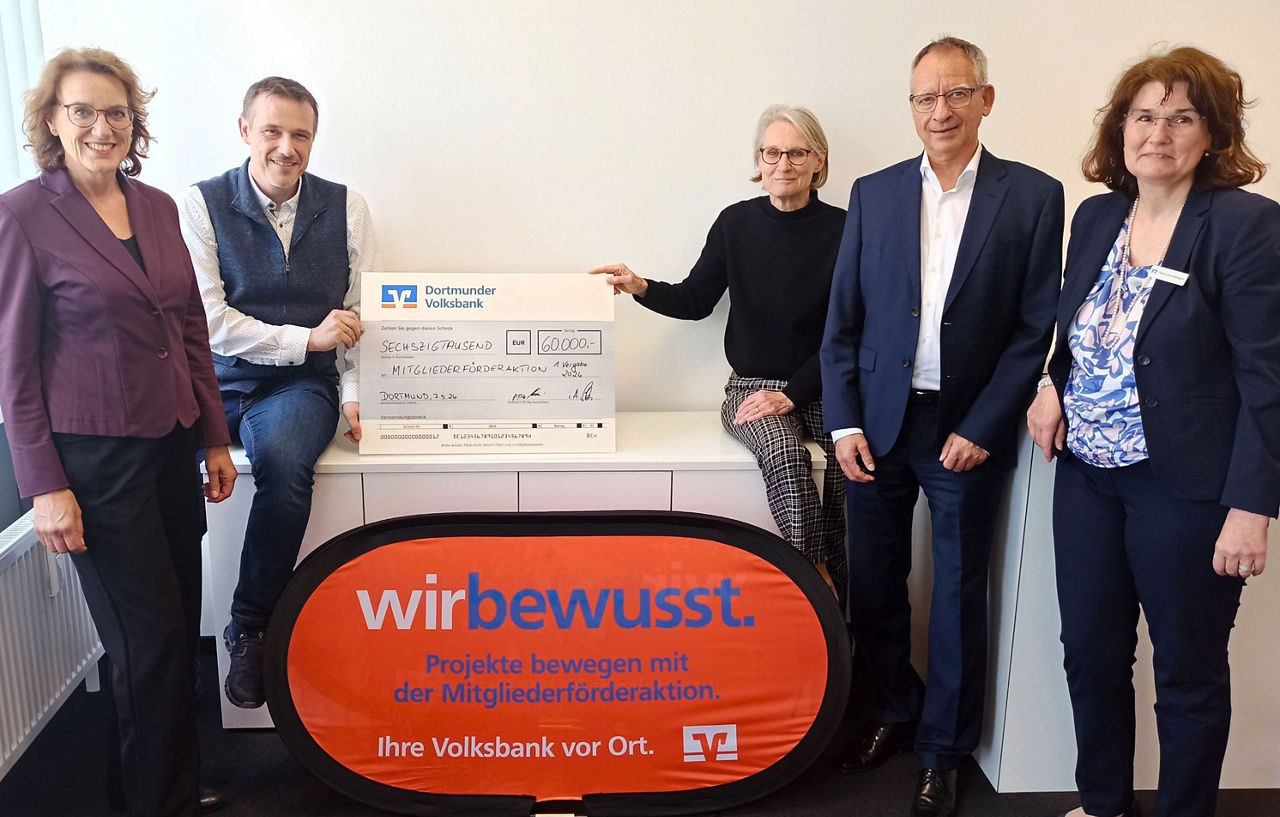 Ursula Mehrfeld (Jury), Tobias Teepe (Jury), Brigitte Waldendorf (Jury), Thomas Kirmse (Regionaldirektor Dortmund)