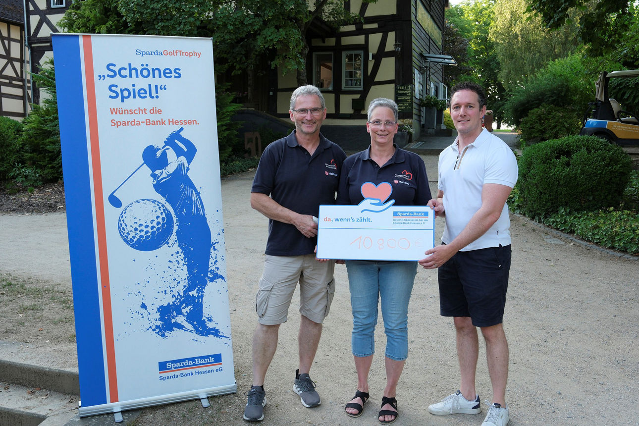 Spendenübergabe SpardaGolfTrophy 2026
