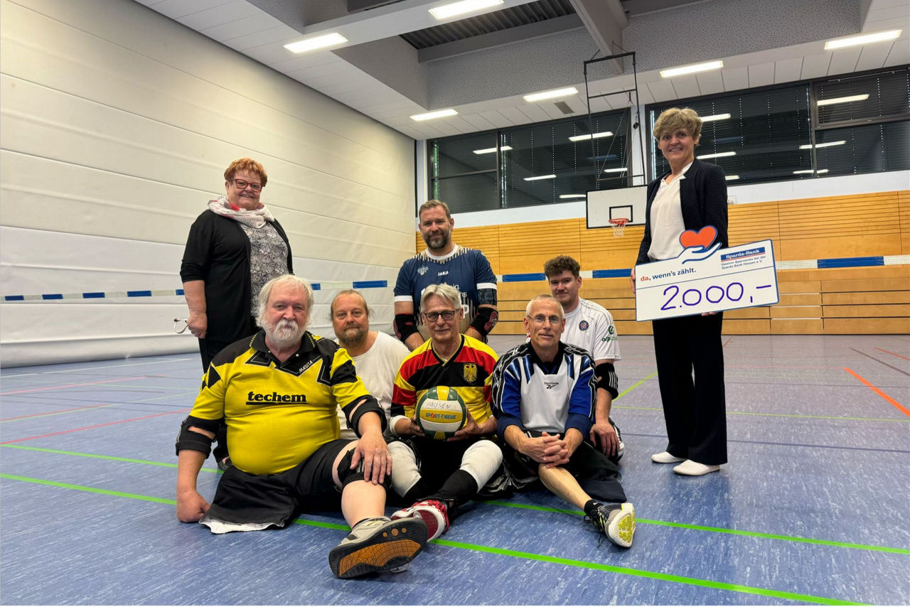 Spendenübergabe an BSG Hausen e.V.