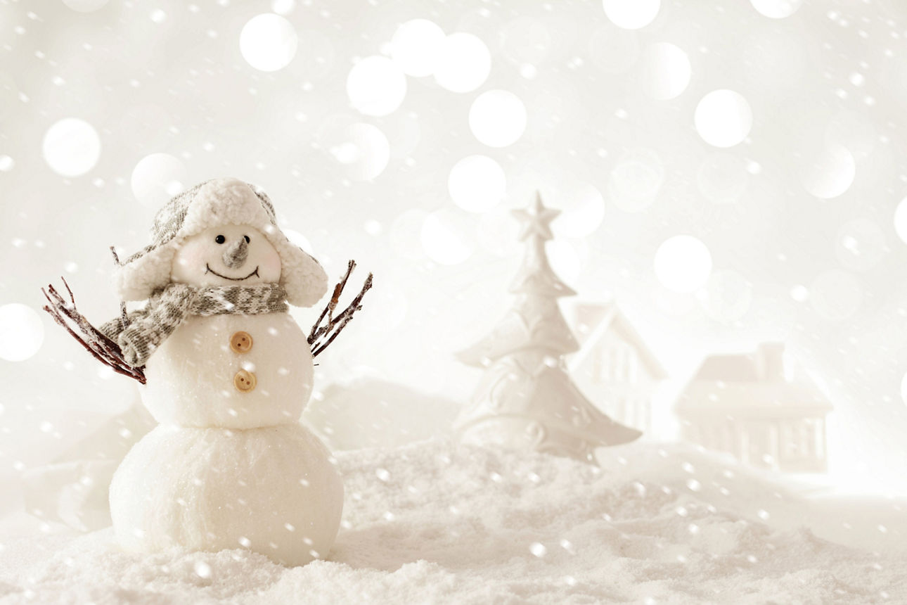 Schneemann als Motiv zum SpendenAdvent