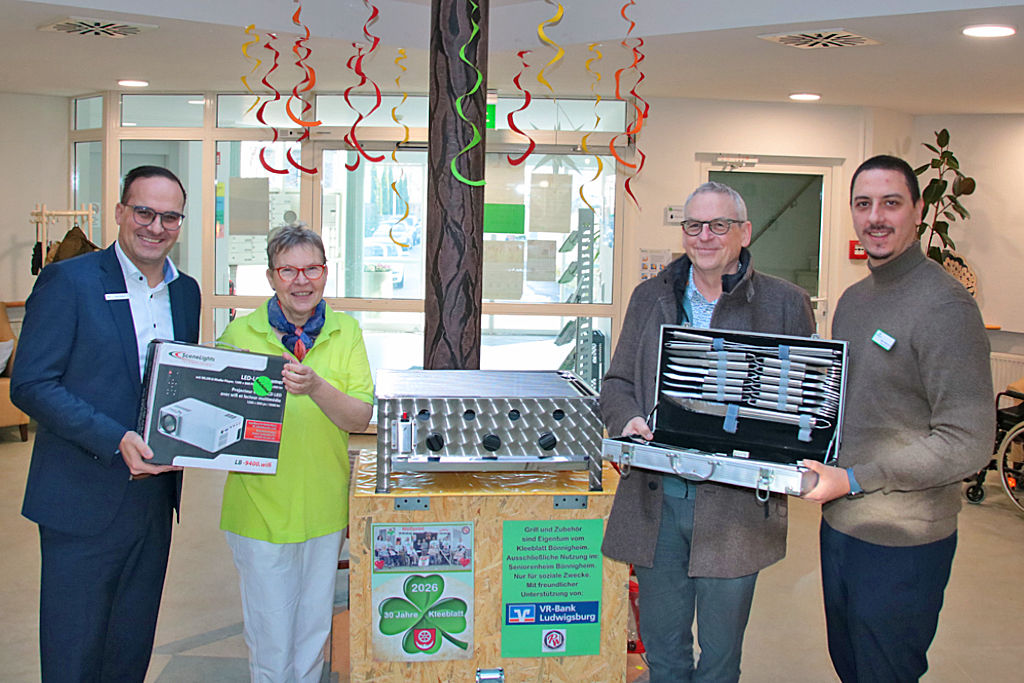 Spendenübergabe im Kleeblatt Bönnigheim 