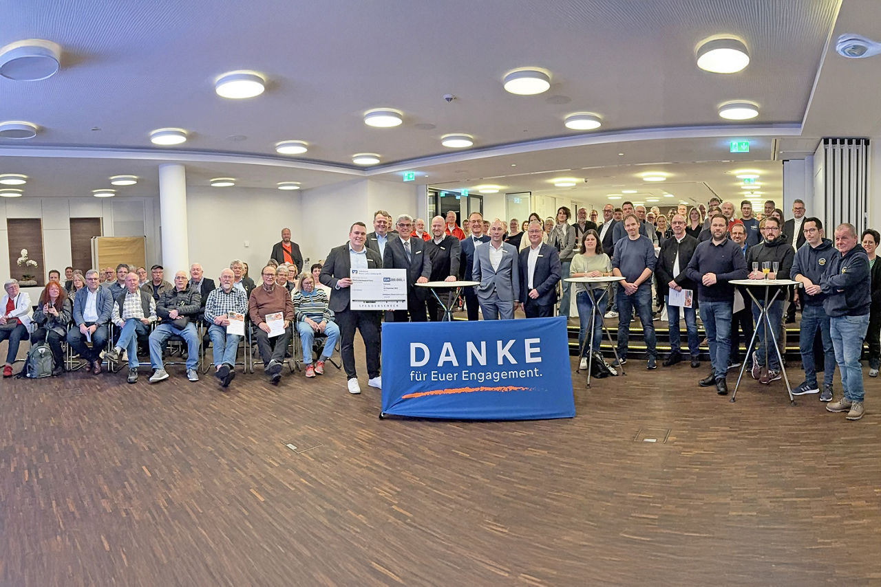Spendenempfang in der Volksbank Rhein-Lahn-Limburg eG in Lahnstein