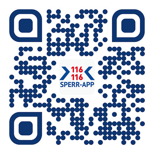 Sperr-App iOS QR Code