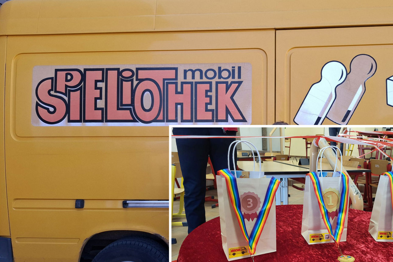 Spiliothek-mobil Barmstedt und die Preise des Spieleturniers