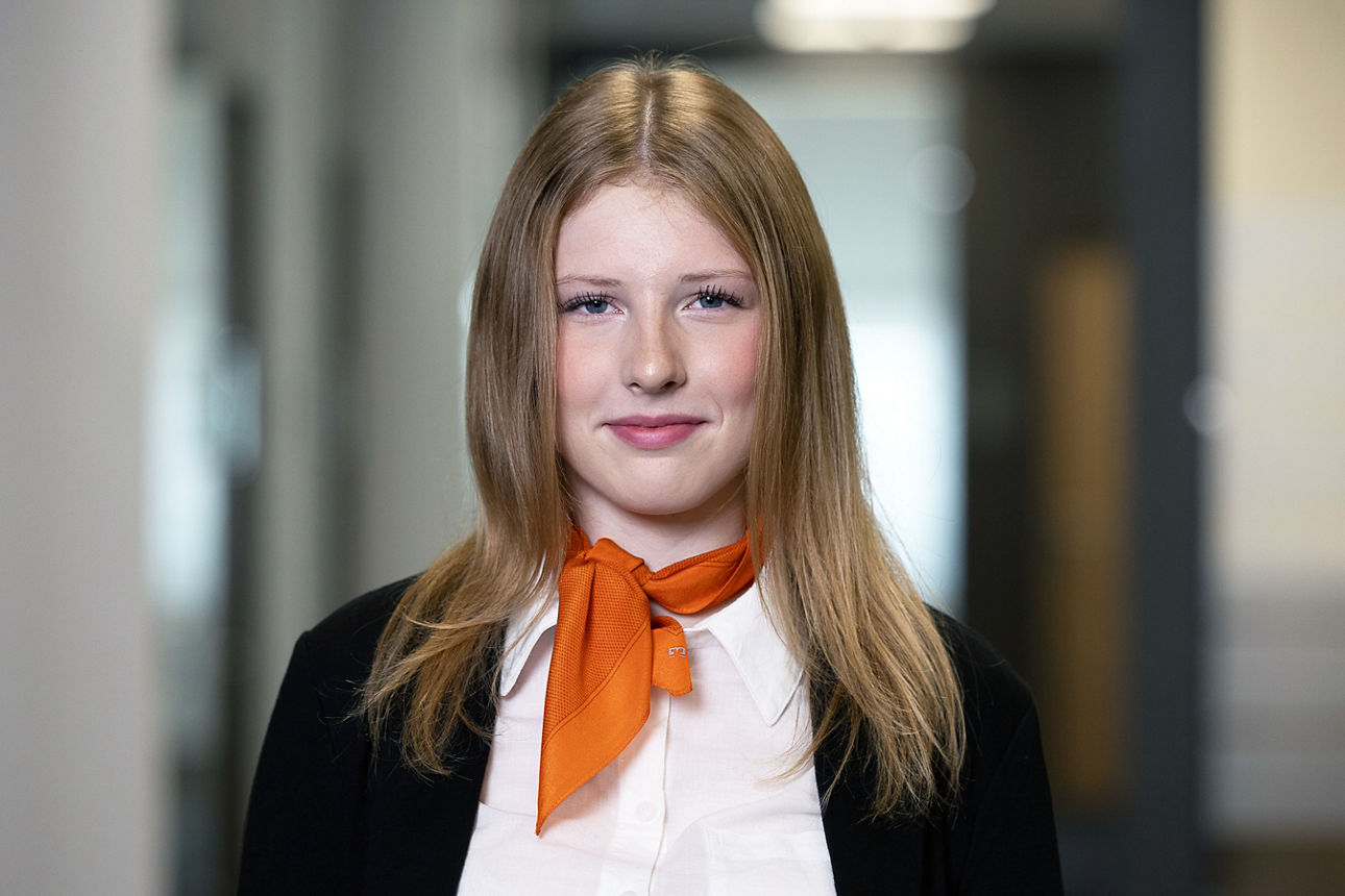 Azubi der VR-Bank Landau-Mengkofen eG