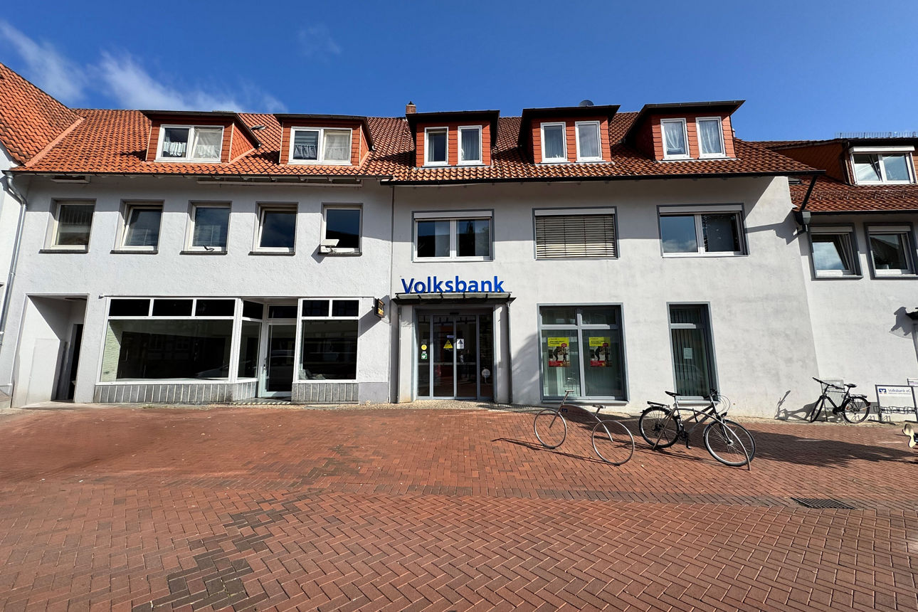 Außenansicht der Geschäftsstelle Springe