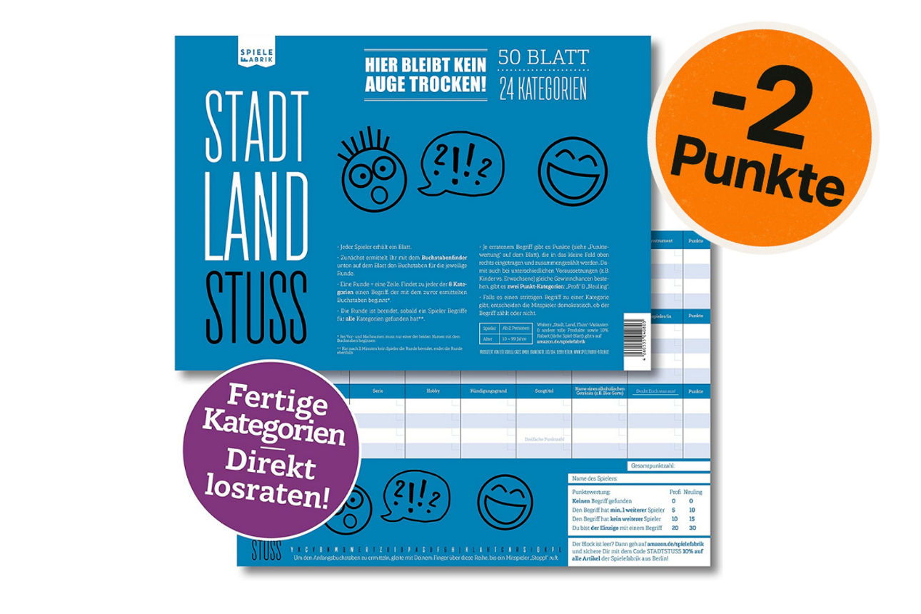 Stadt Land Stuss 2.0