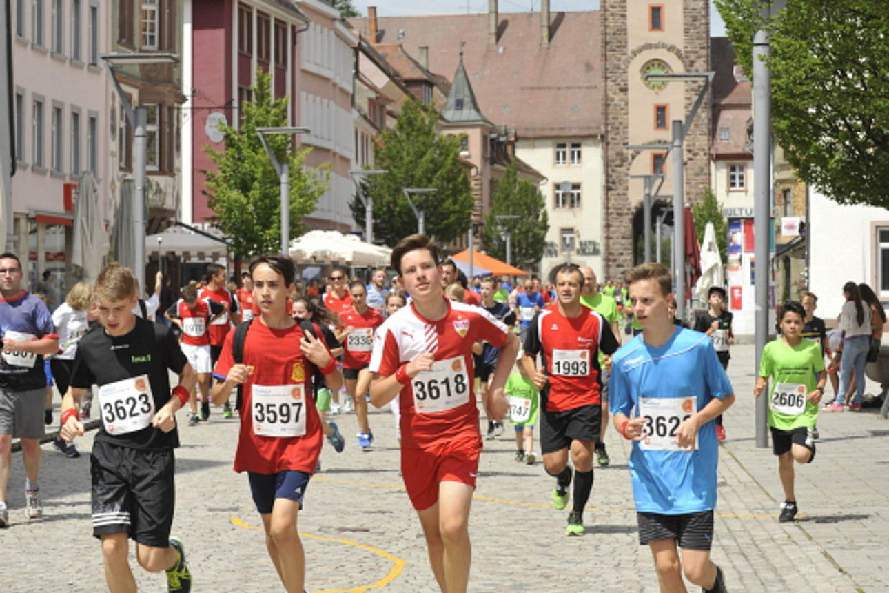 Bild vom Stadtlauf Villingen 2017